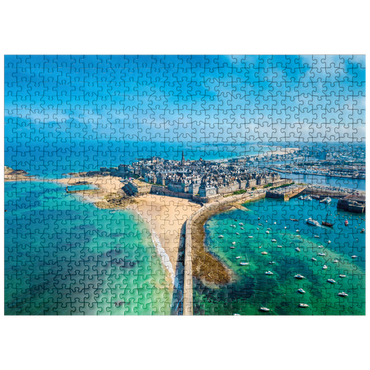 puzzleplate Saint Malo - City of buccaneers - Brittany, France 500 Jigsaw Puzzle