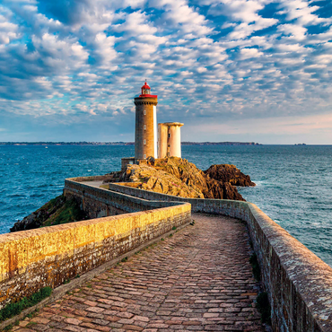 Phare du Petit Minou lighthouse in Plouzane - Brittany, France 1000 Jigsaw Puzzle 3D Modell