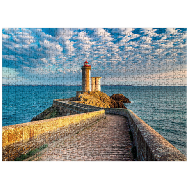 puzzleplate Phare du Petit Minou lighthouse in Plouzane - Brittany, France 500 Jigsaw Puzzle