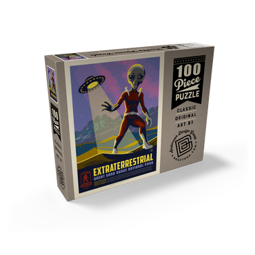 Legends Of The National Parks: Great Sand Dune's Extraterrestrials, Vintage Poster 100 Jigsaw Puzzle box view2