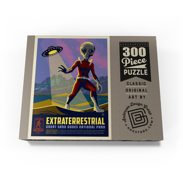 Legends Of The National Parks: Great Sand Dune's Extraterrestrials, Vintage Poster 300 Jigsaw Puzzle box view3