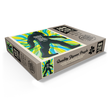 Bigfoot: Believe In Yourself, Even If Nobody Else Does, Vintage Poster 100 Jigsaw Puzzle box view1