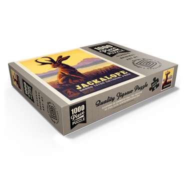 Legends Of The National Parks: Grand Teton's Jackalope, Vintage Poster 1000 Jigsaw Puzzle box view1