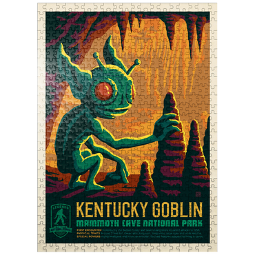 puzzleplate Legends Of The National Parks: Mammoth Cave's Kentucky Goblin, Vintage Poster 500 Jigsaw Puzzle
