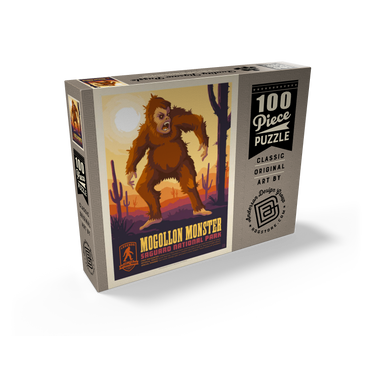 Legends Of The National Parks: Saguaro's Mogollon Monster, Vintage Poster 100 Jigsaw Puzzle box view2