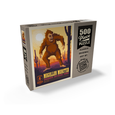 Legends Of The National Parks: Saguaro's Mogollon Monster, Vintage Poster 500 Jigsaw Puzzle box view2