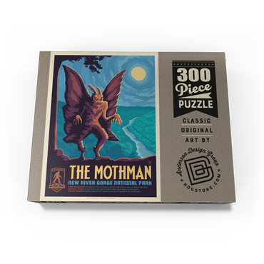 Legends Of The National Parks: New River Gorge's MothMan, Vintage Poster 300 Jigsaw Puzzle box view3