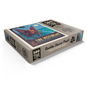 Legends Of The National Parks: New River Gorge's MothMan, Vintage Poster 500 Jigsaw Puzzle box view1