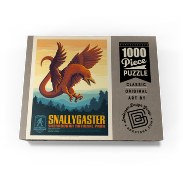 Legends Of The National Parks: Shenandoah's Snallygaster, Vintage Poster 1000 Jigsaw Puzzle box view3
