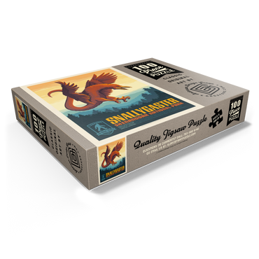 Legends Of The National Parks: Shenandoah's Snallygaster, Vintage Poster 100 Jigsaw Puzzle box view1