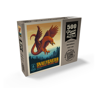 Legends Of The National Parks: Shenandoah's Snallygaster, Vintage Poster 500 Jigsaw Puzzle box view2