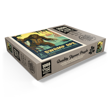 Legends Of The National Parks: Everglade's Swamp Ape, Vintage Poster 1000 Jigsaw Puzzle box view1