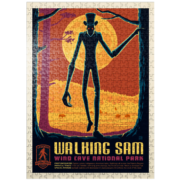 puzzleplate Legends Of The National Parks: Wind Cave's Walking Sam, Vintage Poster 500 Jigsaw Puzzle