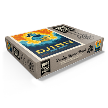 Mythical Creatures: Djinn (Saudi Arabia), Vintage Poster 1000 Jigsaw Puzzle box view1