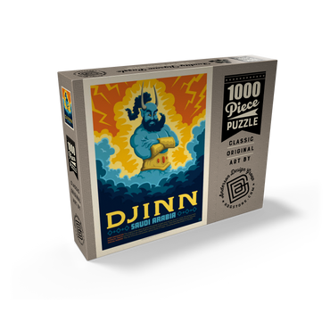 Mythical Creatures: Djinn (Saudi Arabia), Vintage Poster 1000 Jigsaw Puzzle box view2