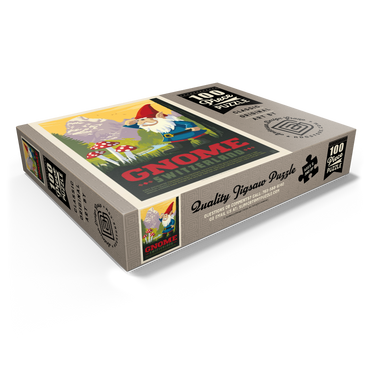 Mythical Creatures: Gnomes (Switzerland), Vintage Poster 100 Jigsaw Puzzle box view1