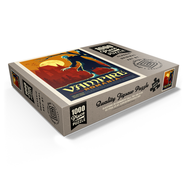 Mythical Creatures: Vampire (Romania), Vintage Poster 1000 Jigsaw Puzzle box view1