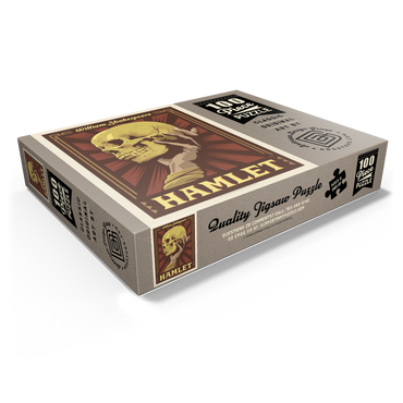 Hamlet: William Shakespeare, Vintage Poster 100 Jigsaw Puzzle box view1
