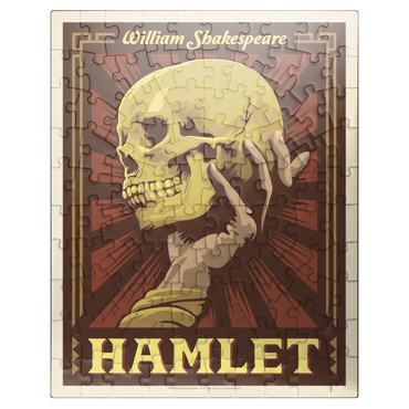 puzzleplate Hamlet: William Shakespeare, Vintage Poster 100 Jigsaw Puzzle