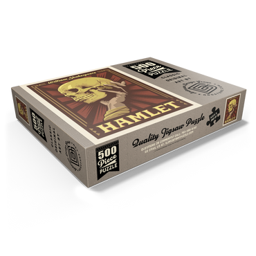 Hamlet: William Shakespeare, Vintage Poster 500 Jigsaw Puzzle box view1