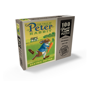 The Tale Of Peter Rabbit: Beatrix Potter, Vintage Poster 100 Jigsaw Puzzle box view2