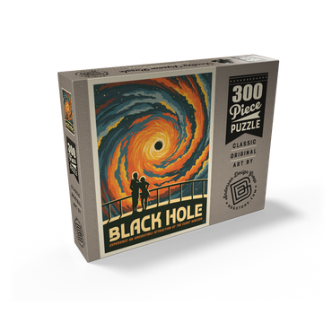 Black Hole: An Irresistible Attraction, Vintage Poster 300 Jigsaw Puzzle box view2