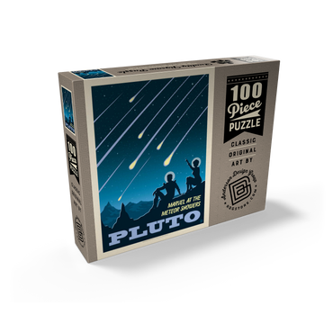 Pluto: Meteor Showers, Vintage Poster 100 Jigsaw Puzzle box view2