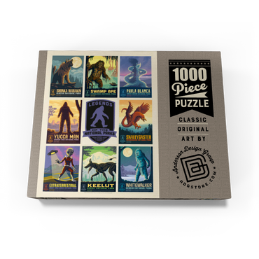 Legends Of The National Parks: Multi-Image Print - Edition 2, Vintage Poster 1000 Jigsaw Puzzle box view1