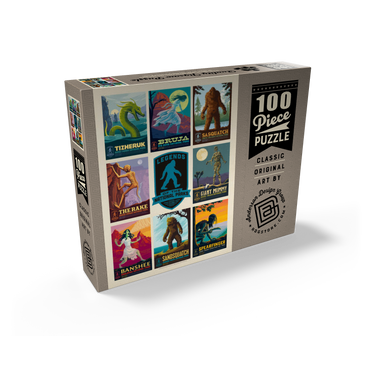 Legends Of The National Parks: Multi-Image Print - Edition 4, Vintage Poster 100 Jigsaw Puzzle box view1