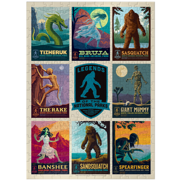 puzzleplate Legends Of The National Parks: Multi-Image Print - Edition 4, Vintage Poster 300 Jigsaw Puzzle