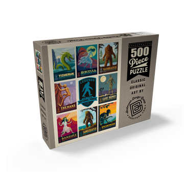 Legends Of The National Parks: Multi-Image Print - Edition 4, Vintage Poster 500 Jigsaw Puzzle box view1