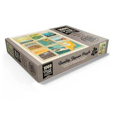 Australia: Multi-Image Print, Vintage Poster 1000 Jigsaw Puzzle box view1