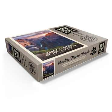 Black Canyon Of The Gunnison National Park: River View, Vintage Poster 100 Jigsaw Puzzle box view1