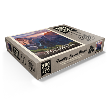 Black Canyon Of The Gunnison National Park: River View, Vintage Poster 500 Jigsaw Puzzle box view1