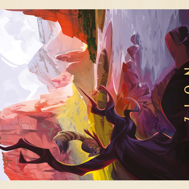 Zion National Park: Ringtail, Vintage Poster 500 Jigsaw Puzzle 3D Modell