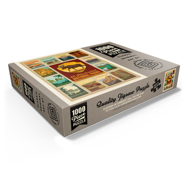 National Parks Collector Series - Edition 4, Vintage Poster 1000 Jigsaw Puzzle box view1