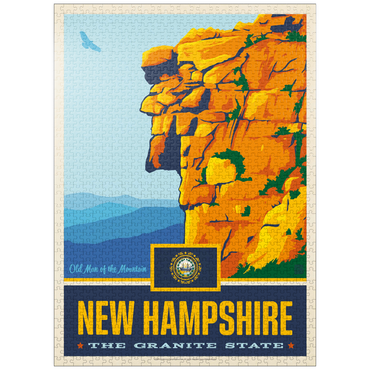 puzzleplate New Hampshire: The Granite State 1000 Jigsaw Puzzle