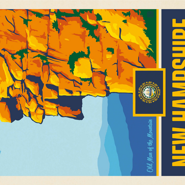 New Hampshire: The Granite State 1000 Jigsaw Puzzle 3D Modell