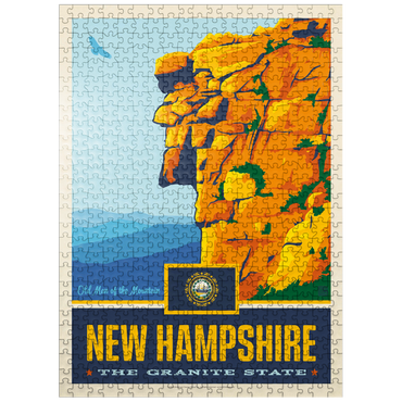 puzzleplate New Hampshire: The Granite State 500 Jigsaw Puzzle