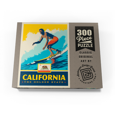 California: The Golden State (Surfer) 300 Jigsaw Puzzle box view3