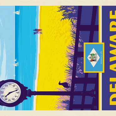 Delaware: The First State 1000 Jigsaw Puzzle 3D Modell