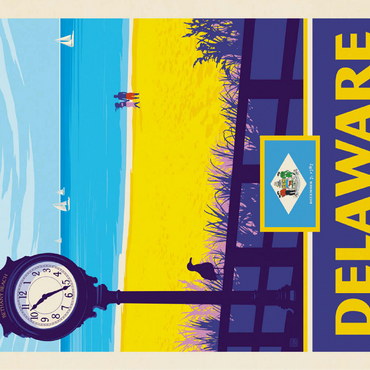 Delaware: The First State 100 Jigsaw Puzzle 3D Modell