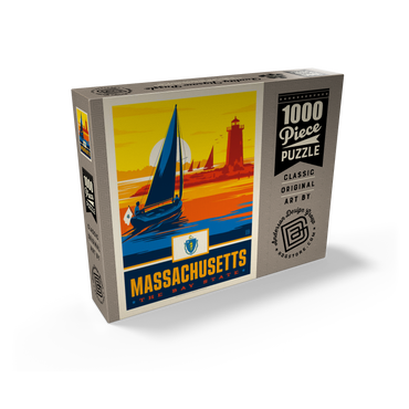 Massachusetts: The Bay State 1000 Jigsaw Puzzle box view2