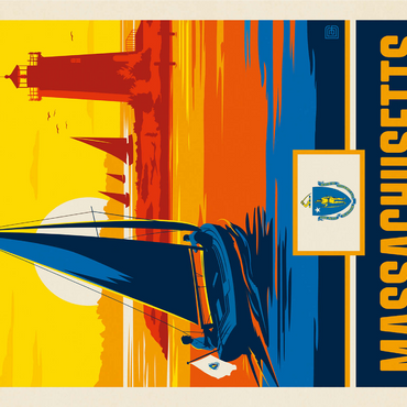 Massachusetts: The Bay State 1000 Jigsaw Puzzle 3D Modell