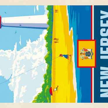 New Jersey: The Garden State 1000 Jigsaw Puzzle 3D Modell