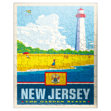 puzzleplate New Jersey: The Garden State 100 Jigsaw Puzzle