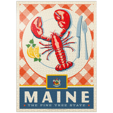 puzzleplate Maine: The Pine Tree State 1000 Jigsaw Puzzle
