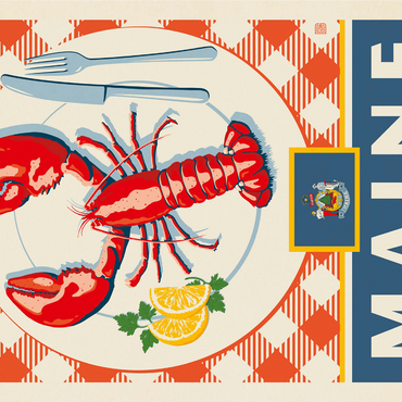 Maine: The Pine Tree State 1000 Jigsaw Puzzle 3D Modell