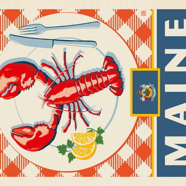 Maine: The Pine Tree State 100 Jigsaw Puzzle 3D Modell