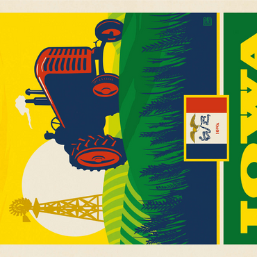 Iowa: The Hawkeye State 1000 Jigsaw Puzzle 3D Modell